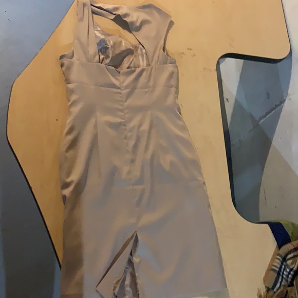 tan classy business casual dress - Picture 2 of 2